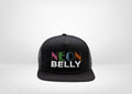 BJJ Neon Belly Design by Legitsu Apparel on a Flat Bill Snap Back Hat