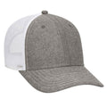 Custom Classic Trucker Snap Back Hat 6 Panel Low Profile Cotton Blend Chambray - 6 Colors
