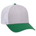 Custom Classic Trucker Snap Back Hat 6 Panel Low Profile Cotton Heather Blend Cotton Twill - 14 Colors