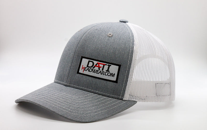 Dati Headwear Label on Classic Trucker Snap Back Hat